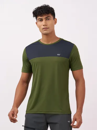 Active Cut & Sew Crew Neck Solid